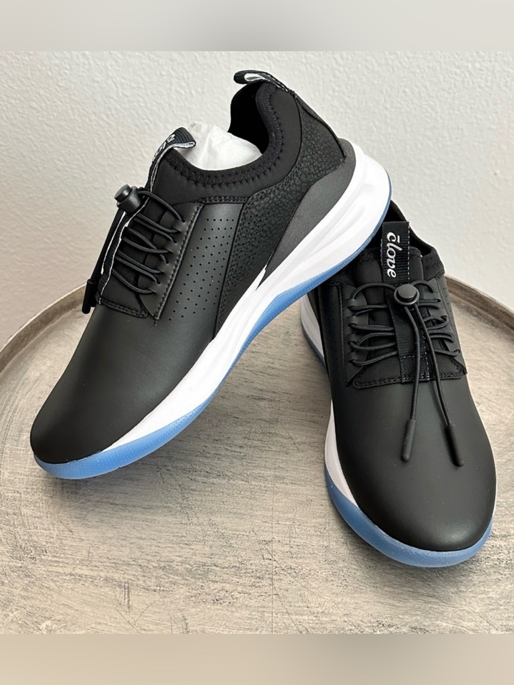 Clove Black Blue The Classic Multi-Hour Comfort Walking Shoes Sz 7.5